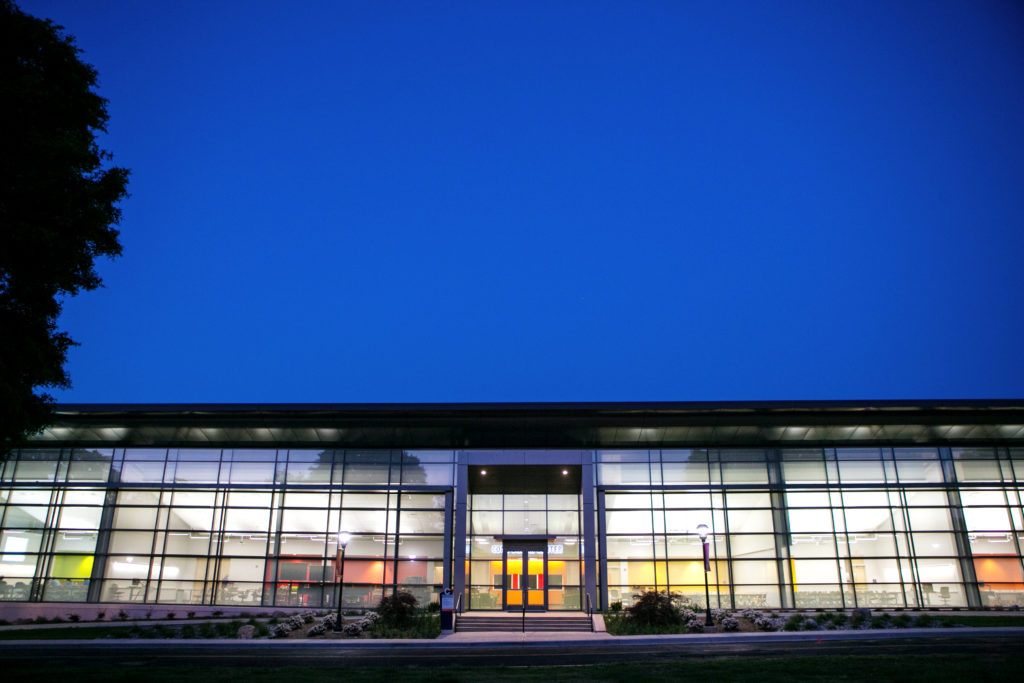 C Building Exterior Night